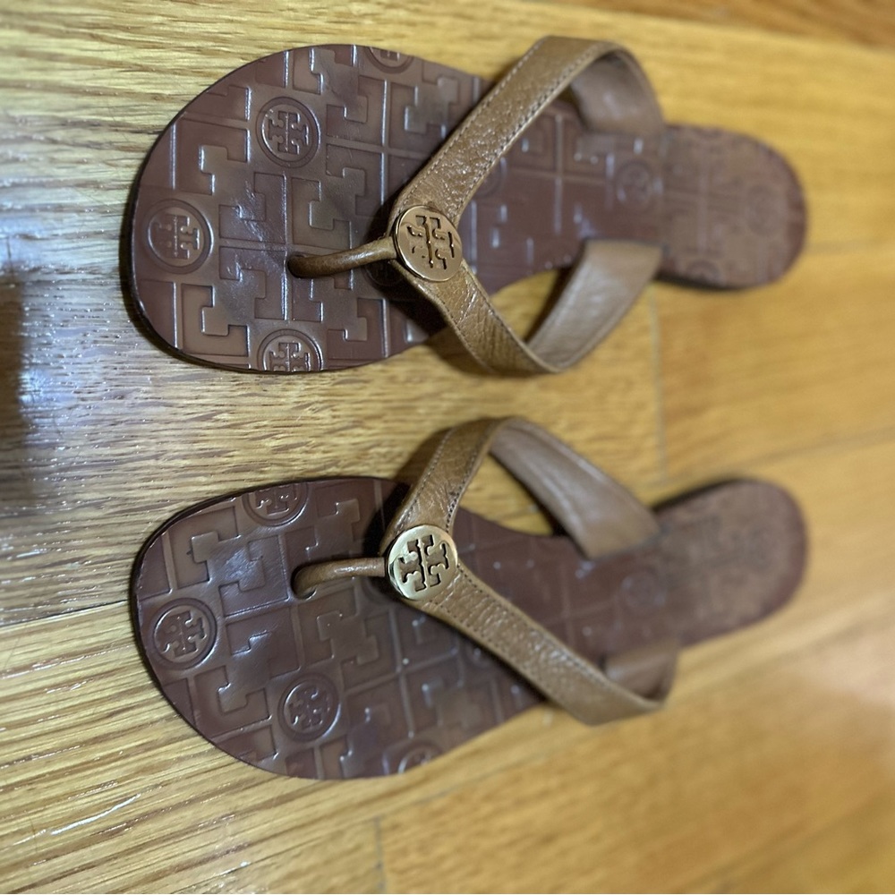 Tory Burch flip flops, sandals